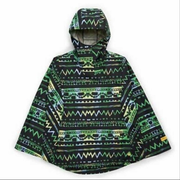 Herschel Hoffman California Fabric Packable lightweight Raincoat Poncho - Picture 16 of 16